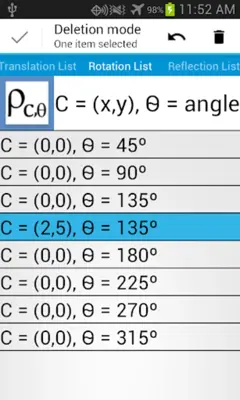 Transformational Geometry android App screenshot 3