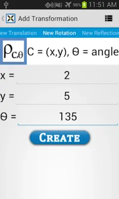 Transformational Geometry android App screenshot 4